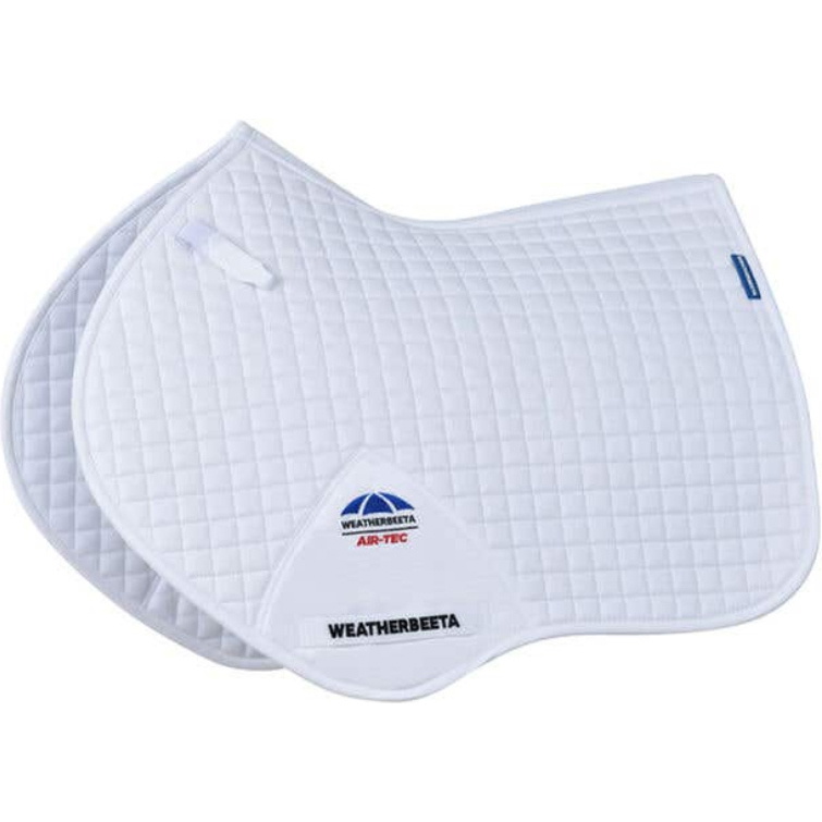 2025 Weatherbeeta Prime Air - Tec Jump Shaped Saddle Pad 1028251 - White
